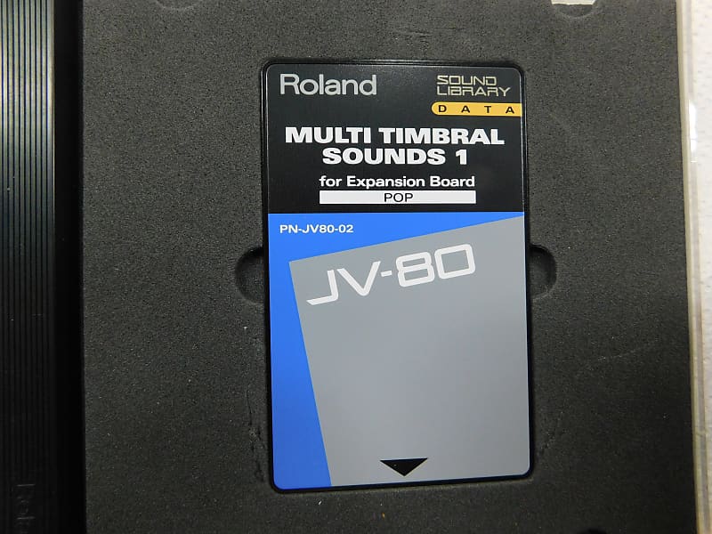 Roland PN-JV80-02 ROM card for JV-80, JV-90, JV-880, JV-1000, JV-1080, JV-2080 with expansion POP. image 1