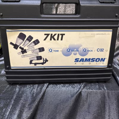 Samson 7Kit 7 Piece Drum Mic Set 2010s - Silver/Black image 2