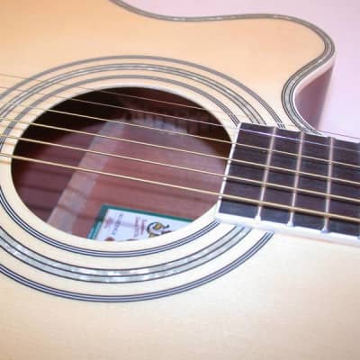 Oscar Schmidt OG10CENLH Concert Size Cutaway 6-String Acoustic-Electric Guitar For Left Hand Players image 5