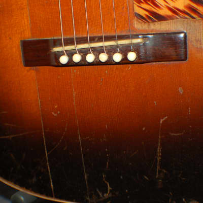 Video Demo 1935 Carson J Robison Cowboy Guitar Gibson Made for Wards L-OO Pro Setup Soft Case image 3