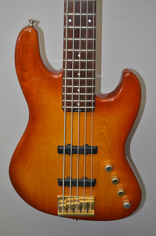 Levinson Blade B25 5-string Bass, Late 80's Honeyburst | Reverb