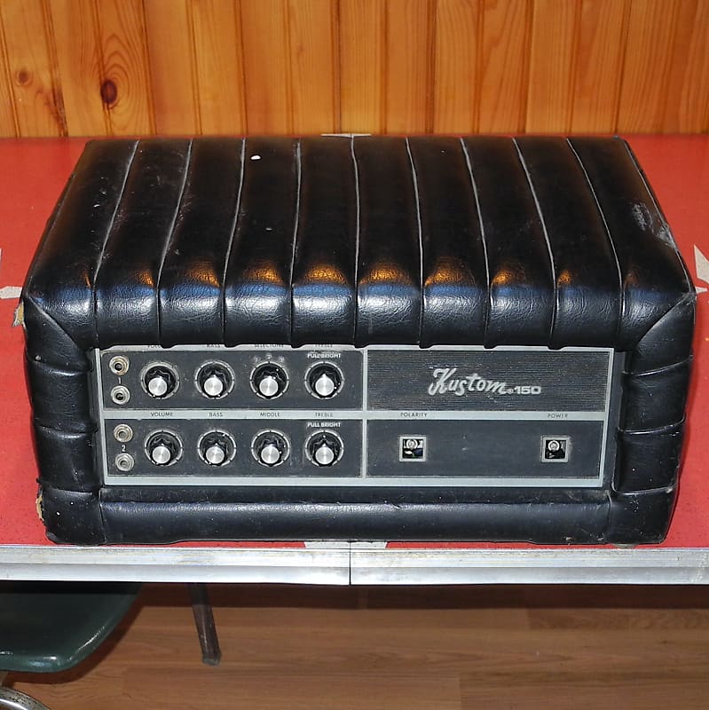 Vintage Kustom K150 Guitar Bass Amplifier! K150 Amp Head Reverb