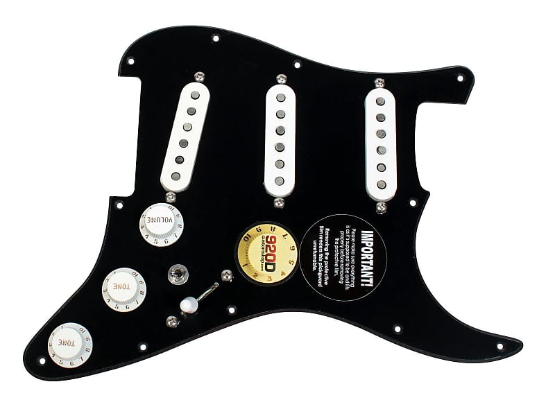 920D Custom Loaded Pickguard with Seymour Duncan SSL-5 SSL-1 and 7