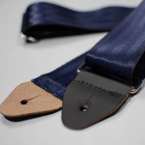 Reverb Seatbelt Guitar Strap - Blue - Made in the USA image 2