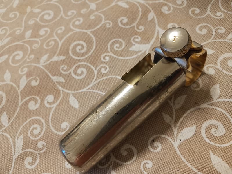 Otto link STM Florida tenor saxophone cap and ligature. image 1