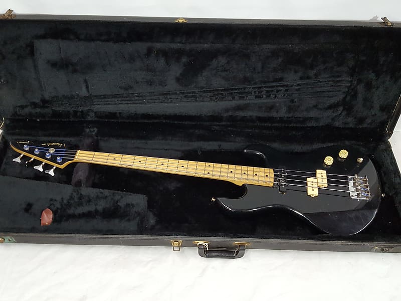 Aria Diamond Standard + Plus Black Electric Bass Guitar Made