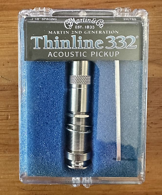 Martin Thinline 332 Acoustic Pickup 2010's Chrome Reverb