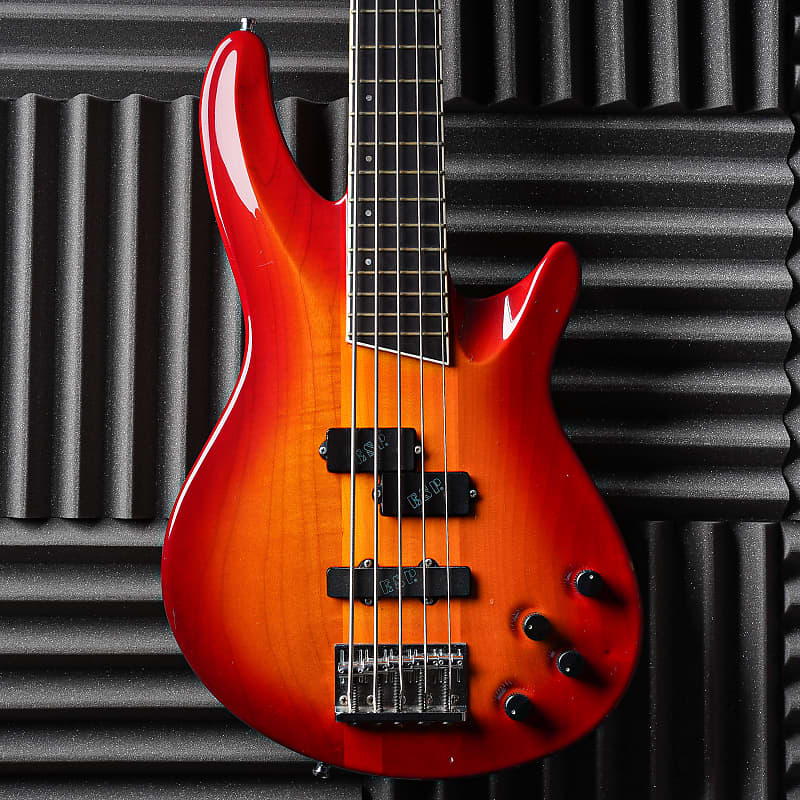 ESP Horizon Active bass 5 String Neck Thru Cherry Sunburst