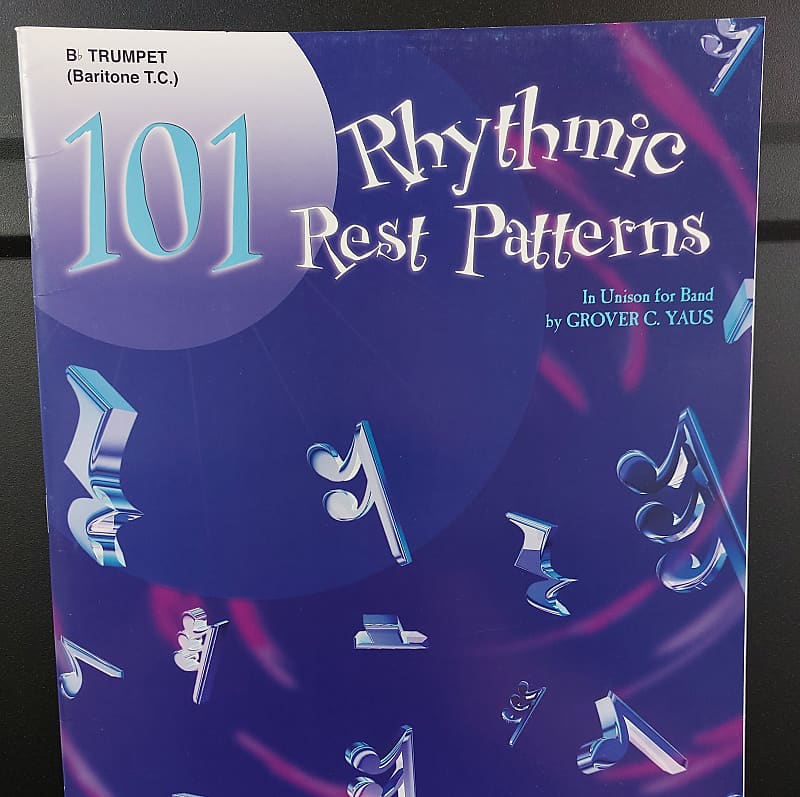 101 Rhythmic Rest Patterns Book for Trumpet Reverb