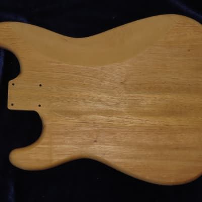 Spalted Maple Top / Mahogany Strat body Standard Hardtail 5lbs #3272 image 5