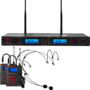 Nady 2W-1KU HM-10 Dual True Diversity 1000-Channel Professional UHF Wireless System