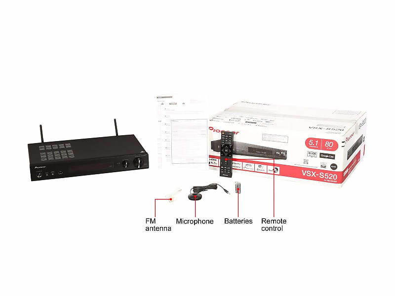 アンプ Pioneer AV Receiver VSX-S520 VSX-S520 | Pioneer Home Audio