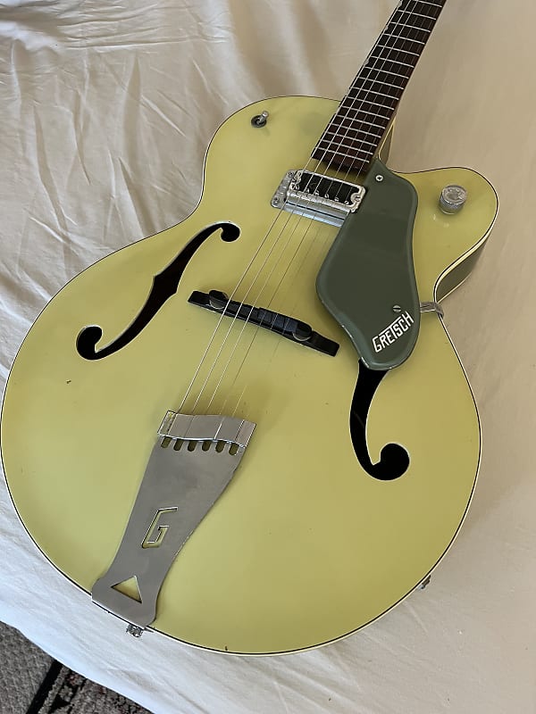 60's Gretsch 6124 Single Pickup Green Anniversary Model | Reverb