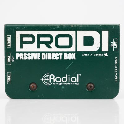 【A4518_1】美品・動作品！RADIAL PRODI PASSIVE DIRECT BOX ラジアル フルレンジ・パッシブDI ダイレクトボックス ギター用 ベース用