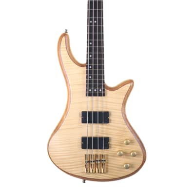 Schecter Stiletto Custom 4 Electric Bass Guitar, Natural for sale