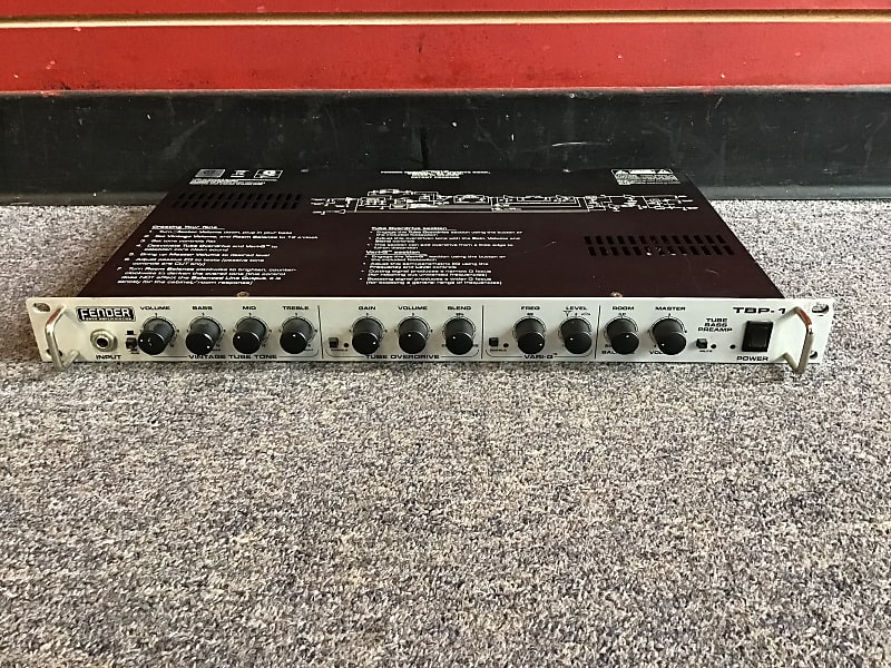 Fender TBP1 Bass Guitar Preamp Reverb