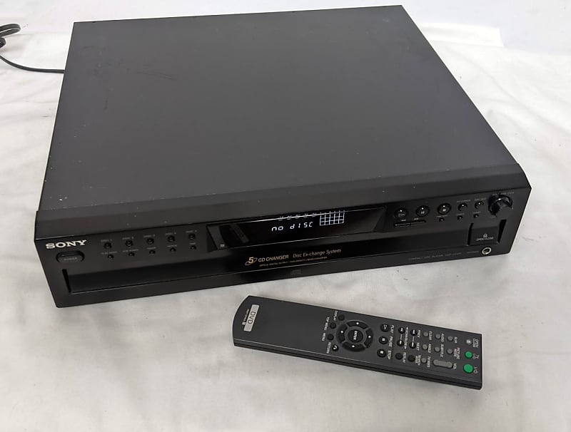 SONY CDP-CE375 CD Player and 5-Disc store Changer w/Remote- Fully Tested