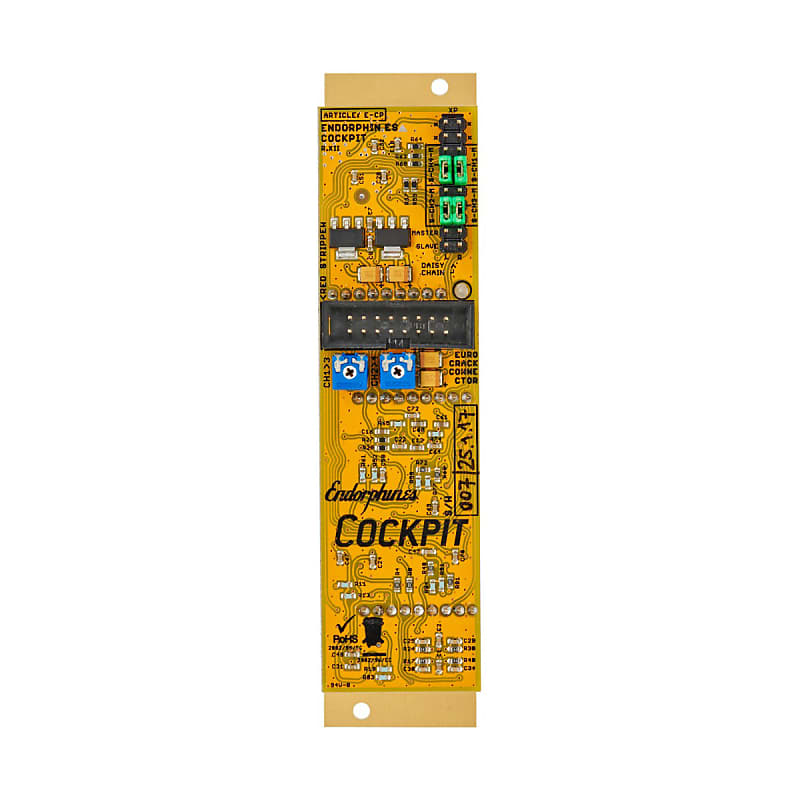 Endorphin.es Cockpit 2 Eurorack Stereo Mixer Module (Gold