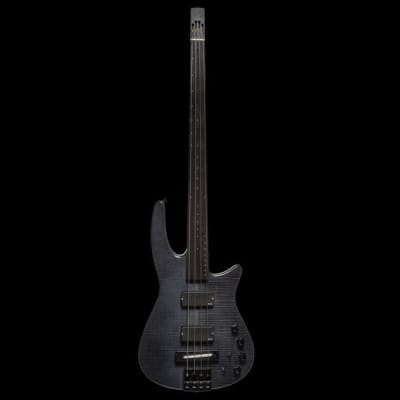 NS Design CR4 Radius Bass Guitar - Charcoal Satin - Fretless for sale