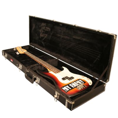 Gator Cases GW-BASS Bass Guitar Deluxe Wood Case image 1