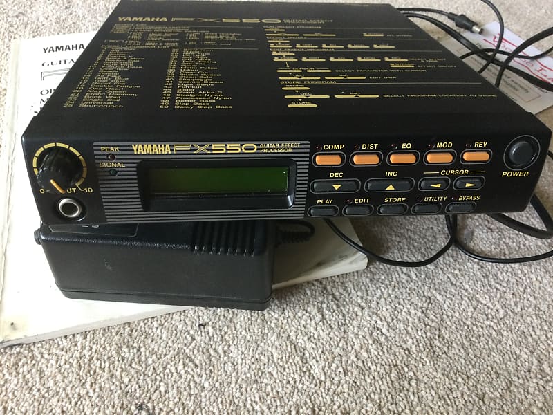 Yamaha FX550 Guitar Effect Processor | eBay