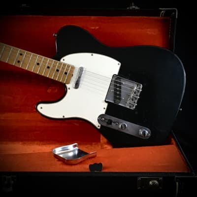 LEFTY! Vintage 1972 Fender USA Telecaster Custom Color Black Nitro Guitar Flamey Maple Neck Tele Relic Left HSC 7.2lb! image 2