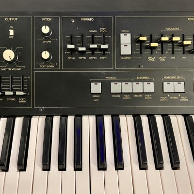 Yamaha SK-20 Symphonic Ensemble Synthesizer 1979 - 1980 - Black image 1