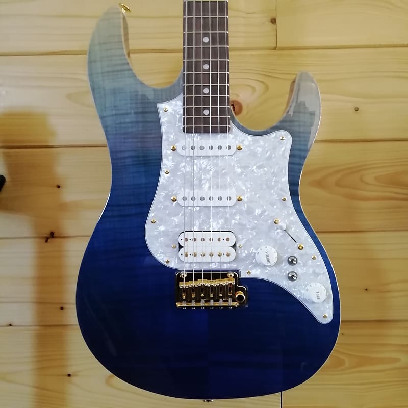 FGN Guitars Expert Odyssey EOS-FM-R-NBG - Navy Blue | Reverb