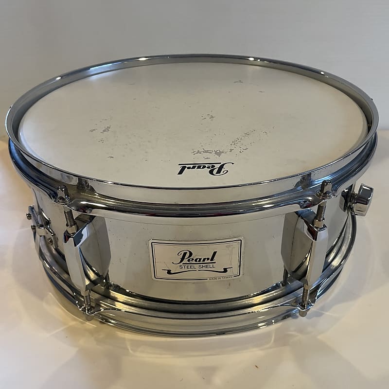 Pearl 13 x 5.5 Steel Snare Drum image 1