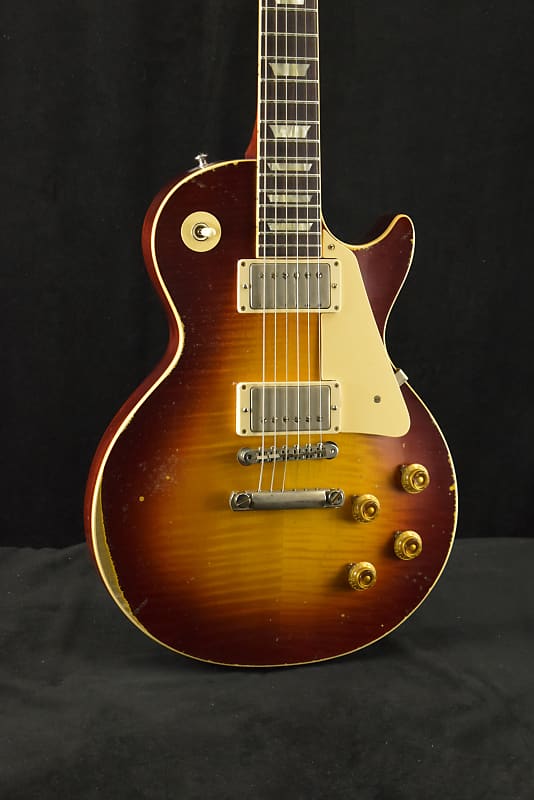 Gibson Murphy Lab 1959 Les Paul Standard Wide Tomato Burst | Reverb