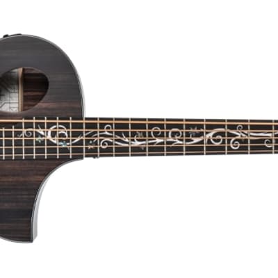 Michael Kelly Dragonfly 5 Forte Port Acoustic Electric Bass Guitar Java Ebony, 5 image 4