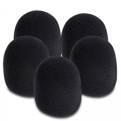 On-Stage Black Windscreens 5-Pack