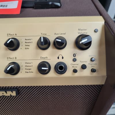 Fishman PRO-LBT-600 Loudbox Artist with Bluetooth 2-Channel 120-Watt 1x8" Acoustic Guitar Amp - Brown image 4