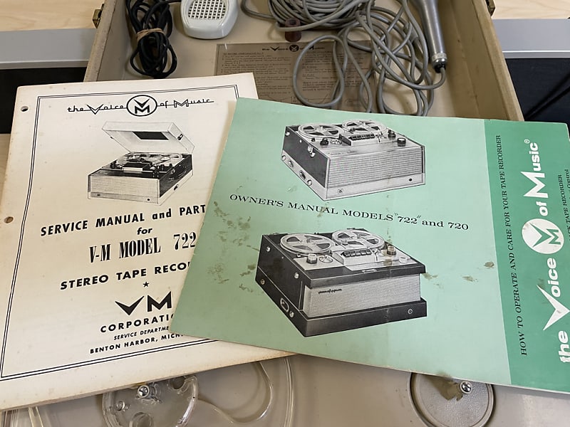 V-M Voice Of Music 722 Tape Recorder