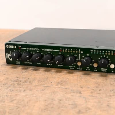 JOEMEEK mc2 マイクコンプレッサー Joemeek MC2 Half-Rack Stereo Optical Compressor | Reverb