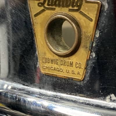Ludwig 14"x5" 410 Super Sensitive Snare Drum. Early 1960s Pre-Serial Number - Chrome Over Aluminum. image 2