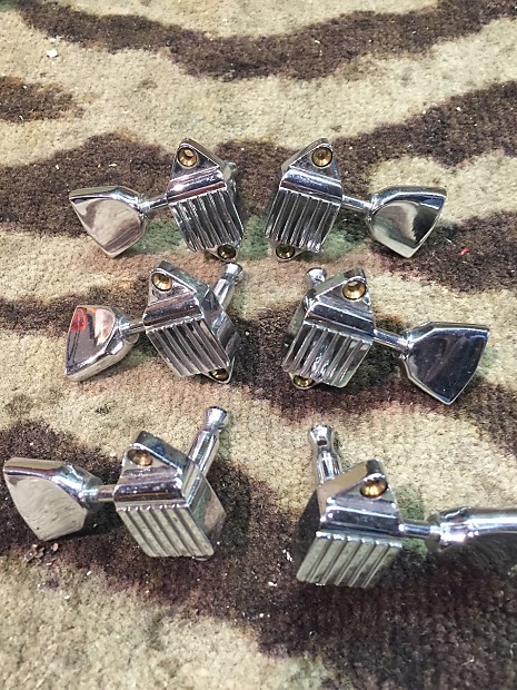 Gibson Kluson waffle back tuners 60s chrome Reverb