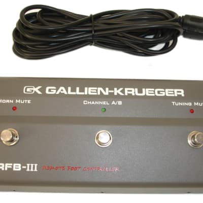 Gallien-Krueger RFB-III Remote Foot Controller with Cable for 2001RB Head for sale