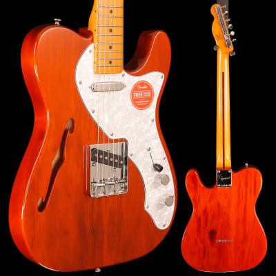 Squier Classic Vibe 60s Telecaster Thinline, Maple Fb, Natural 5lbs 14.1oz image 1