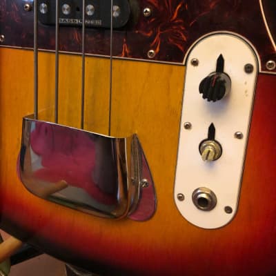 Hohner Rare'78 Hohner Tele Telecaster Vintage Sunburst Bass Guitar image 4