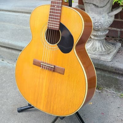 Vintage Hofner Concert Grand Classical Acoustic Guitar Natural Finish Spruce Top w/Case~See VIDEO! image 1