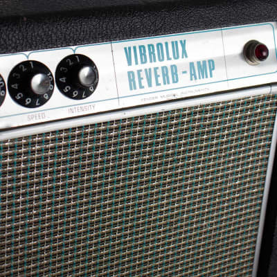 Fender  Vibrolux Reverb Owned and Used by Alex Skolnick Tube Amplifier (1968), ser. #A-11396. image 19