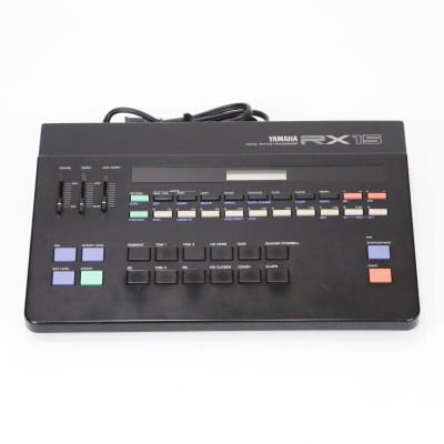 Yamaha RX-15 Digital Rhythm Programmer RX15 PCM Black Drum Machine Sampling Percussion Sampler Sequencer Indigo Ranch Studios