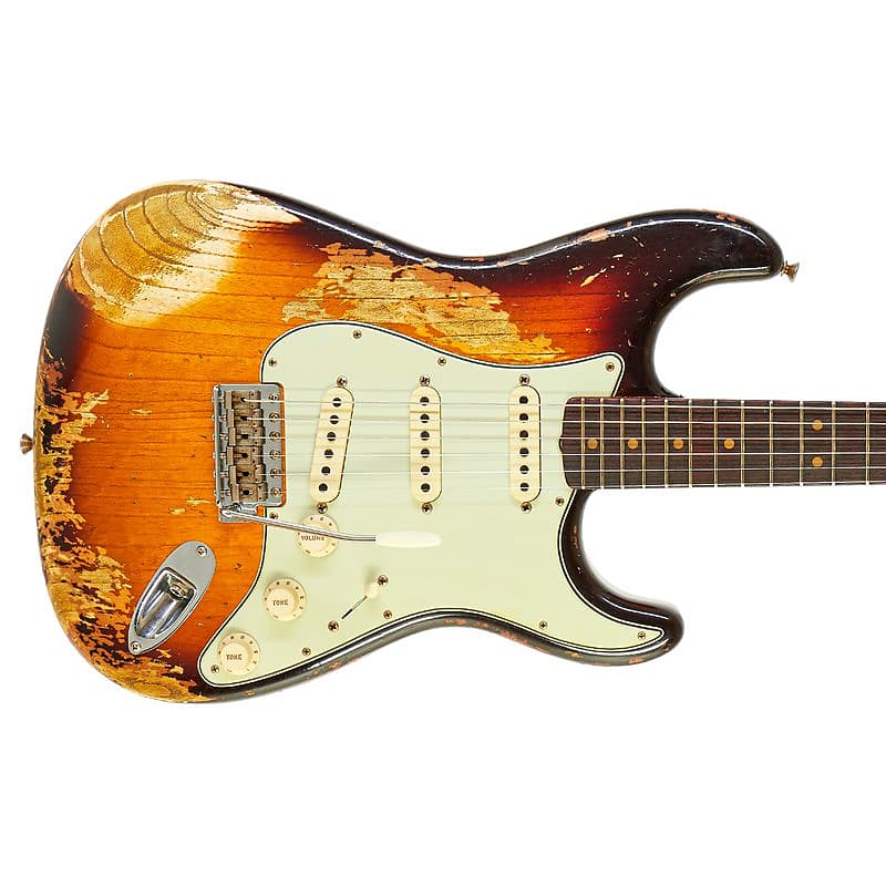 Fender Custom Shop Limited Edition 1963 Super Heavy Relic Stratocaster  Super Faded 3 Tone Sunburst