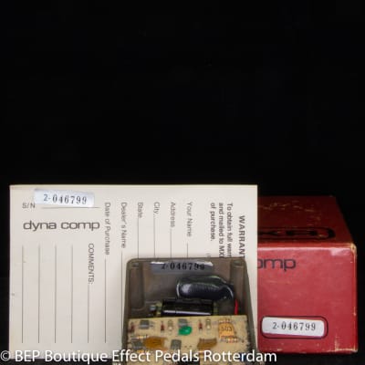MXR Dyna Comp Block Logo 1980 s/n 2-046799 USA as used on many classic Nashville recordings. image 13