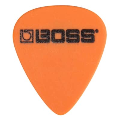 Boss - BPK-12-D60 - Derlin Guitar Picks - Medium / Thin / .60mm / Orange - Pack of 12 for sale