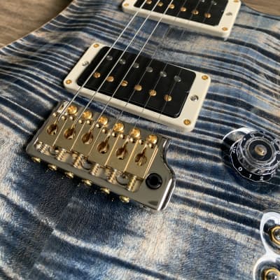 PRS 35th Anniversary Custom 24 10 Top Faded Whale Blue w/ Pattern Thin Neck Paul Reed Smith image 6