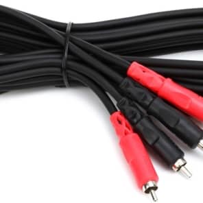 Hosa CPR-204 Stereo Interconnect Cable - Dual 1/4-inch TS Male to Dual RCA Male - 13.2 foot image 2