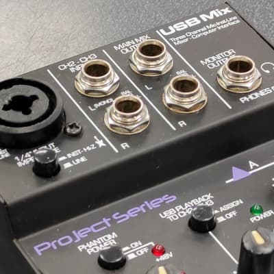ART USBMIX Project Series 2-Channel Mixer with USB Interface