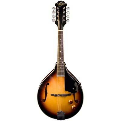 Oscar Schmidt OM10ETS A-Style Acoustic Electric Mandolin, Tobacco Sunburst image 1